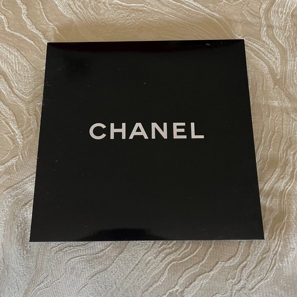 Authentic Black Chanel Jewel Silk Scarf - Picture 2 of 4
